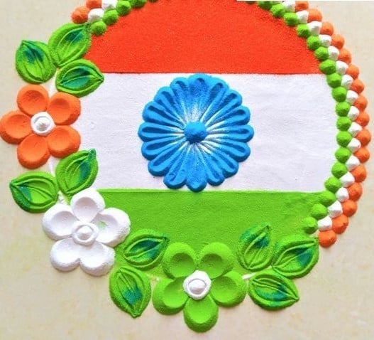 Desh Bhakti Rangoli Independence Day Rangoli Design