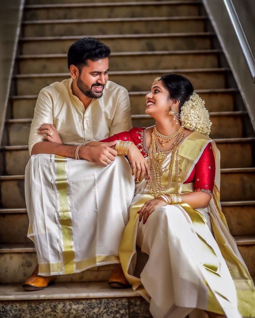Tussar Silk Kerala Bridal Sarees Idea