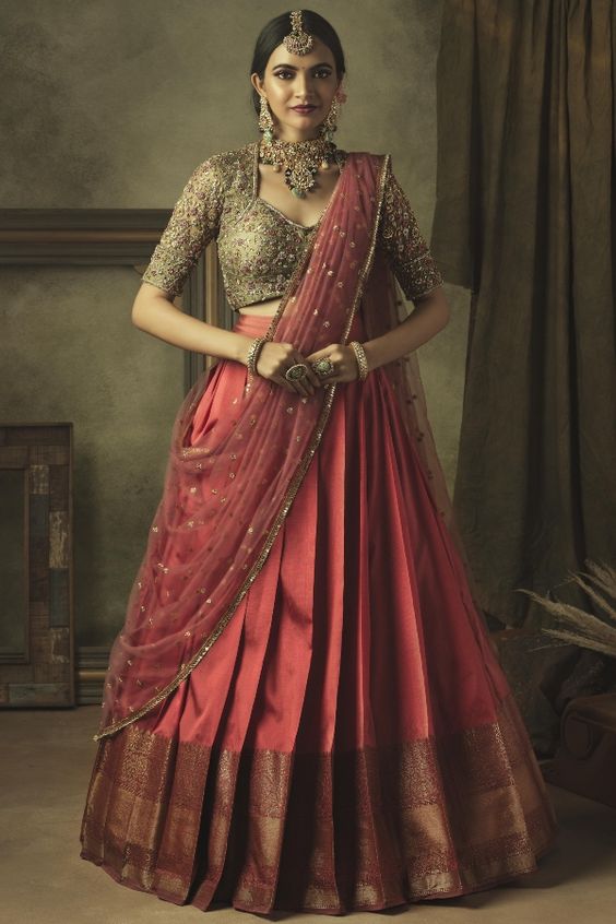 Half n Half Saree from South India