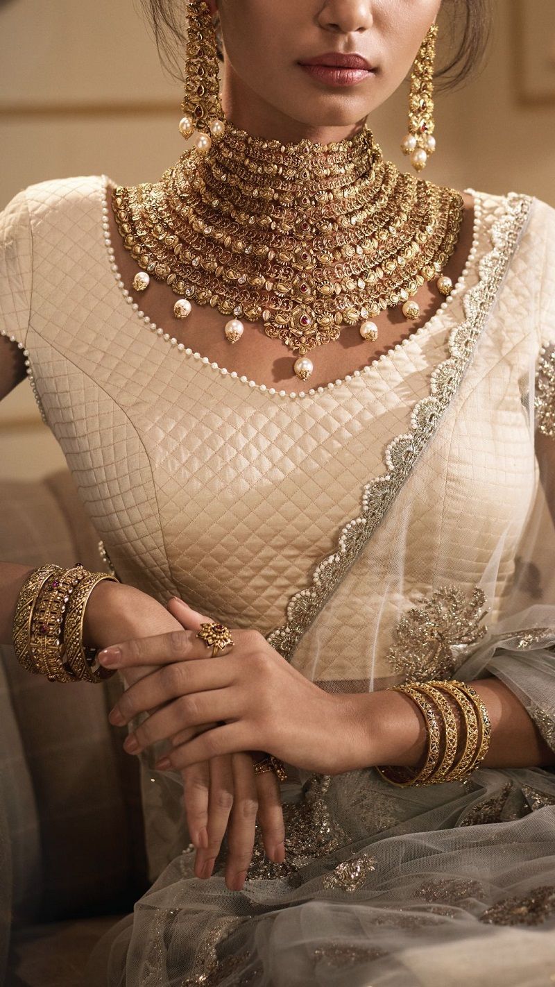 Broad Bridal Necklaces