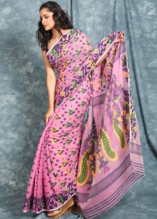 Dhakai Jamdani Indian Silk House