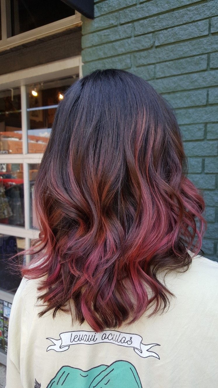 Ombre Coloured Hair for Brown Skin