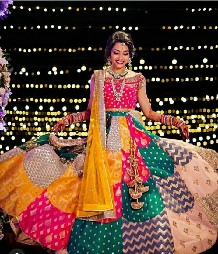 Multi-Color Bridal Lehenga Choli
