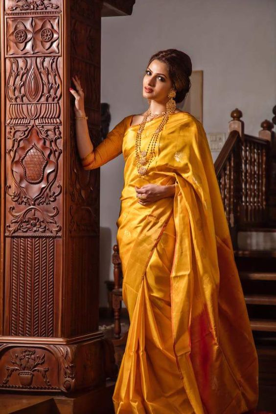 Which Color Suits Every Art Silk Saree?