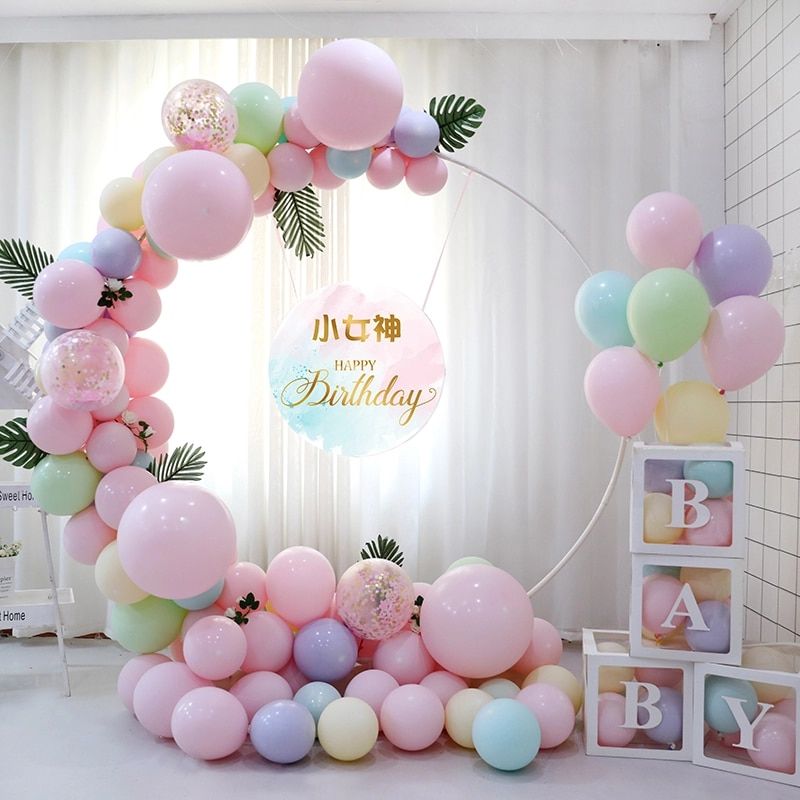 Balloon Framing Baby Shower Balloon Decoration