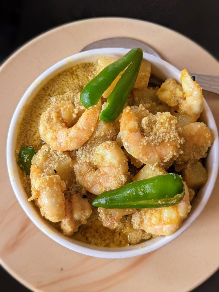 Chingri Posto for Aiburobhat Menu