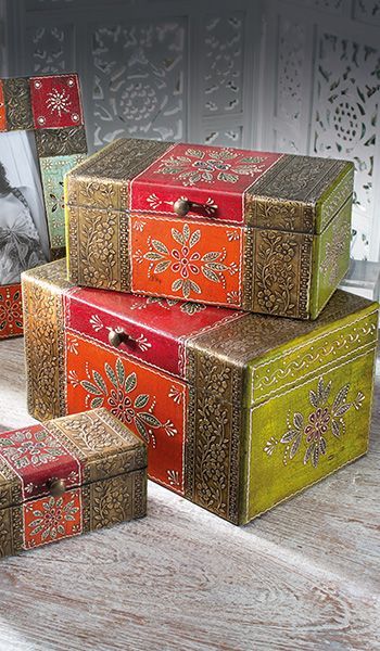 Multi-Colour Bridal Vanity Box