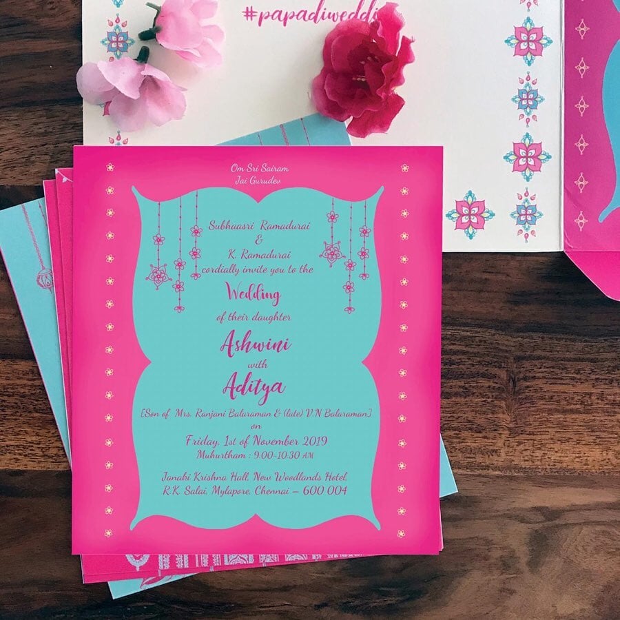 Detailed Wedding Invitation