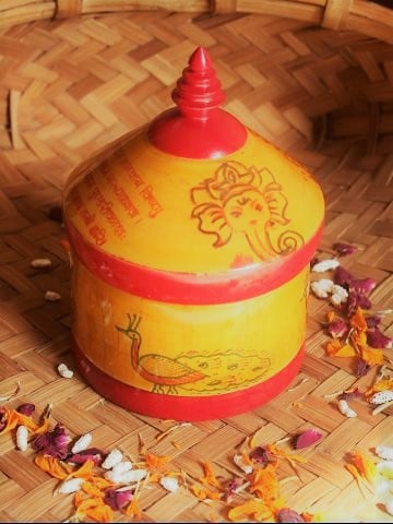 Peacock and Ganesha Gachkouto Design