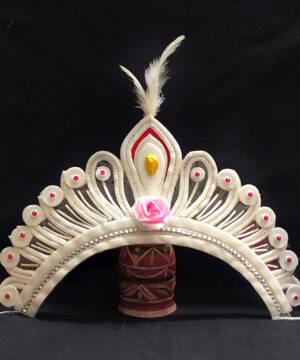 Flat Bridal mukut design