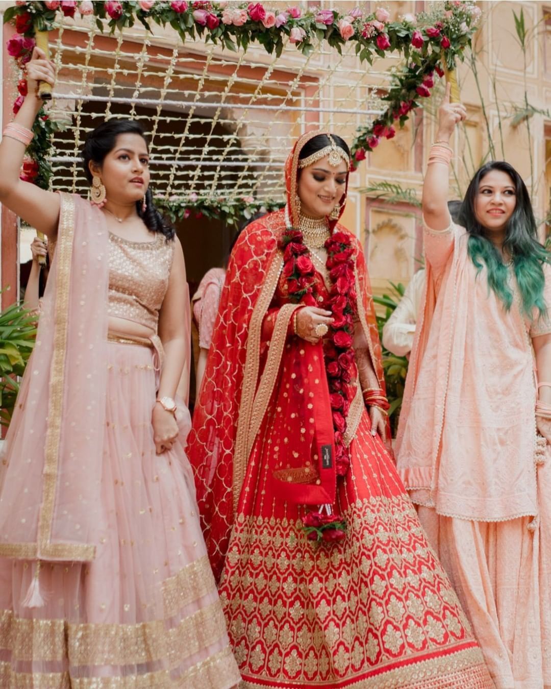 Jasmine Flower Bridal Entry Chadar