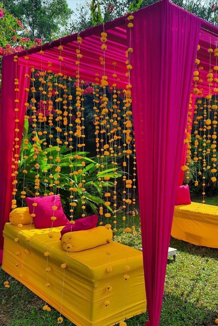 DIY Mehndi Wedding Home Decorations