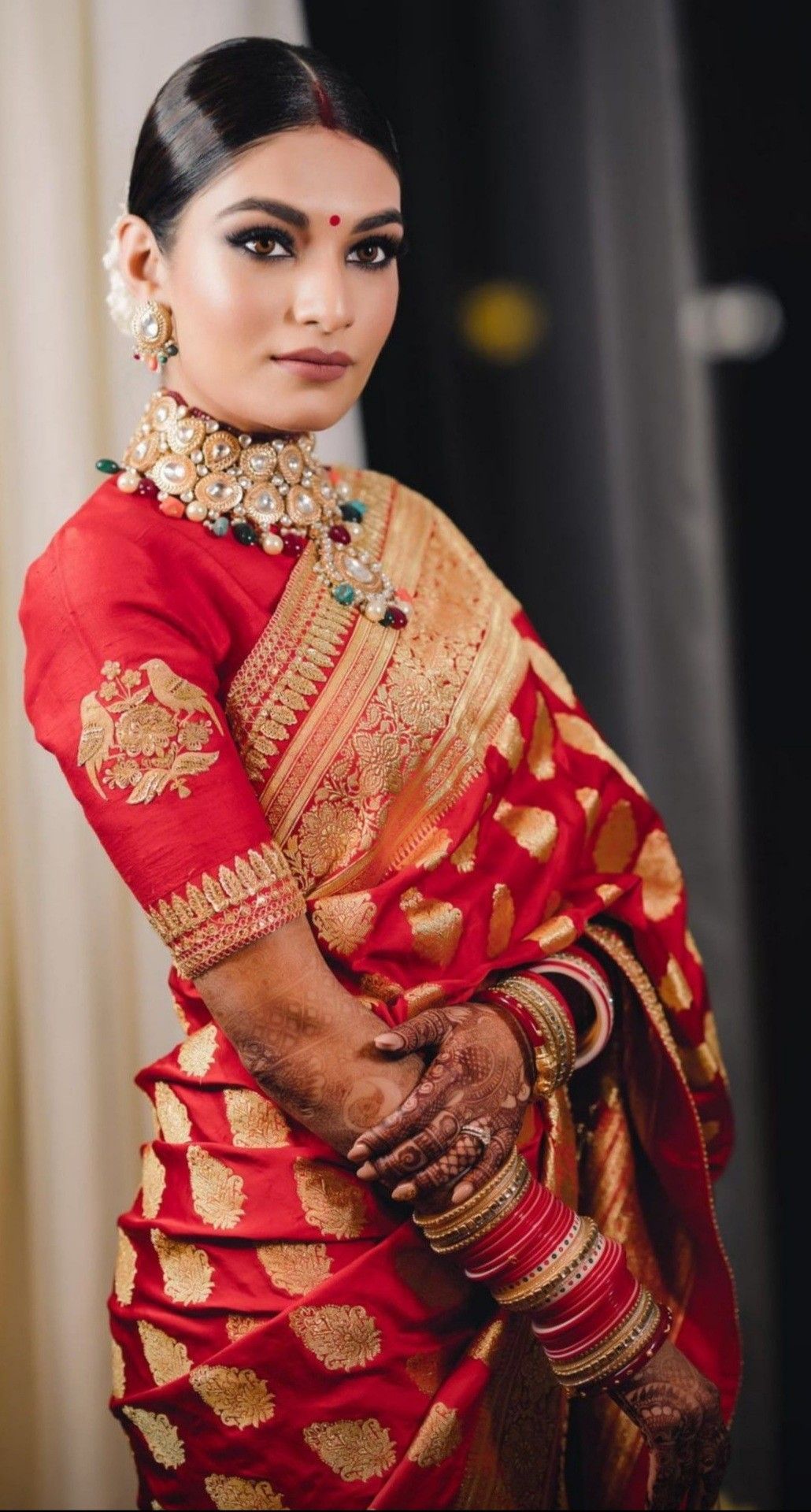 Zardozi Bengali Bridal Blouse Design