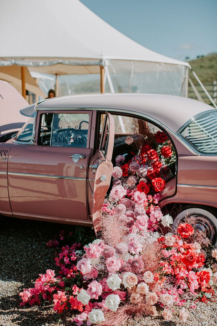 List of 10 Gorgeous Yet Simple Car Decoration for Wedding: