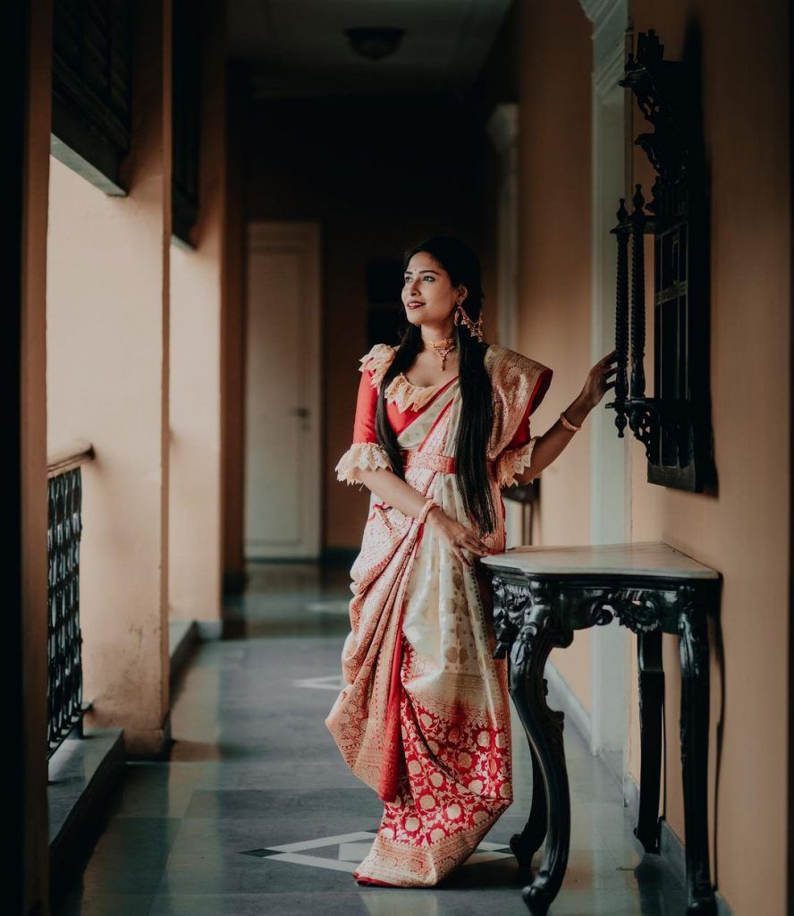 Old Kolkata Bengali Saree Look