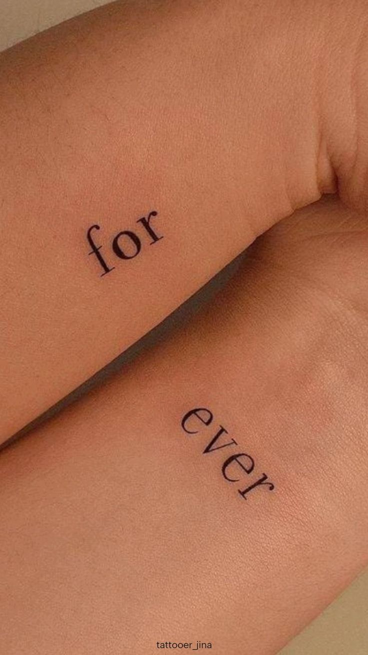 FOR-EVER Couples Tattoos