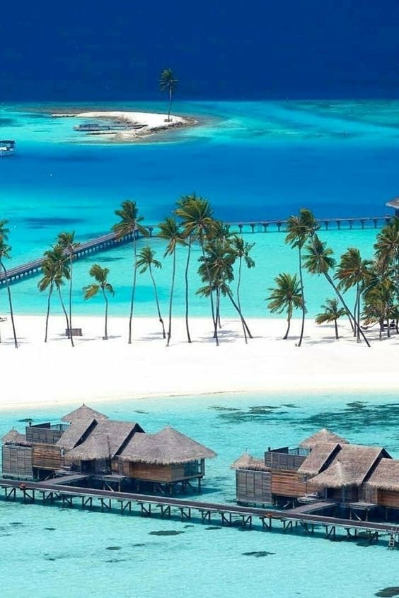 Solitude at the Maldives Island