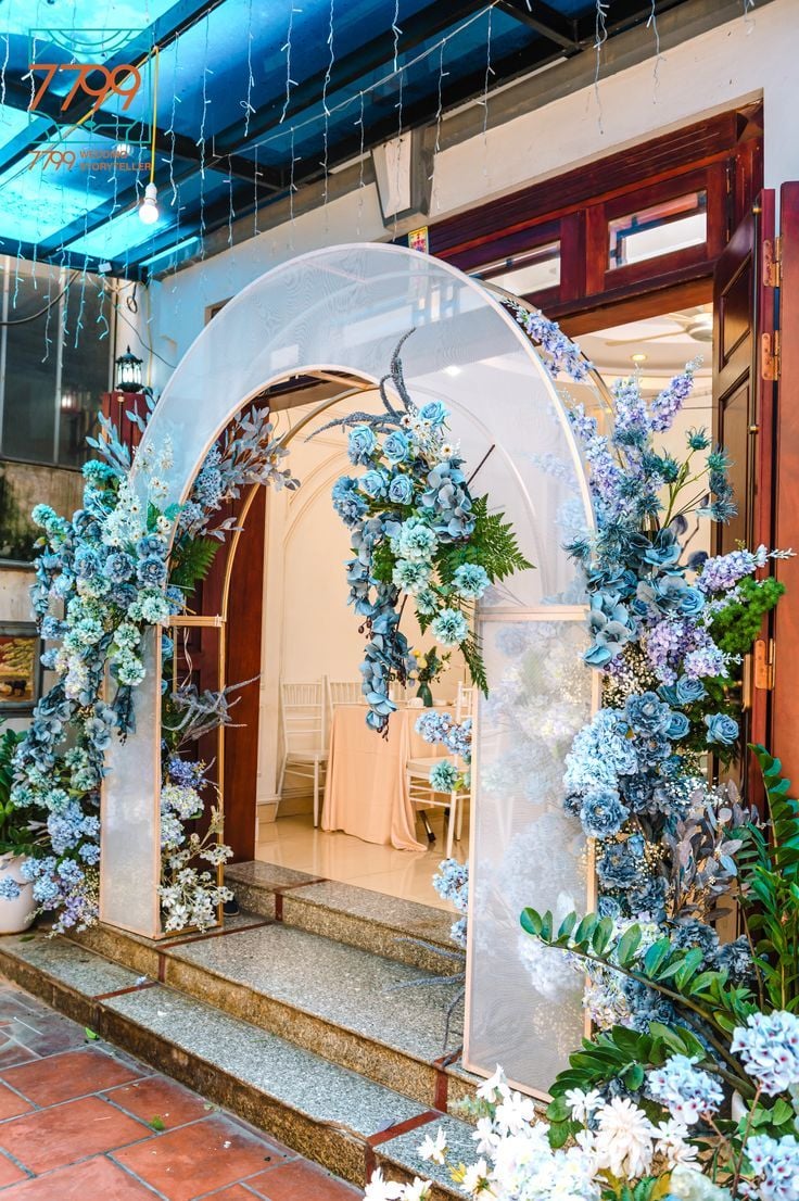 The Mogra Drape Wedding Gate Decoration