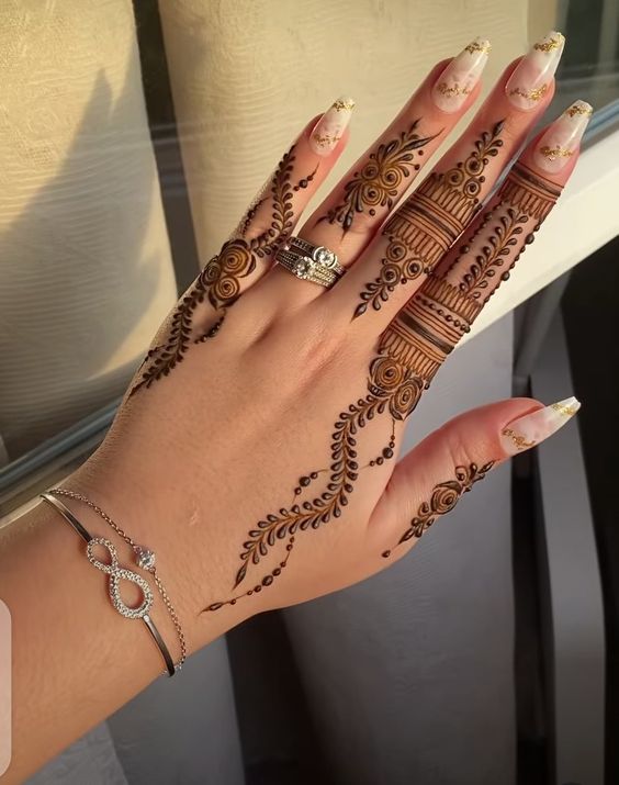 Arabic Tattoo Mehndi Design
