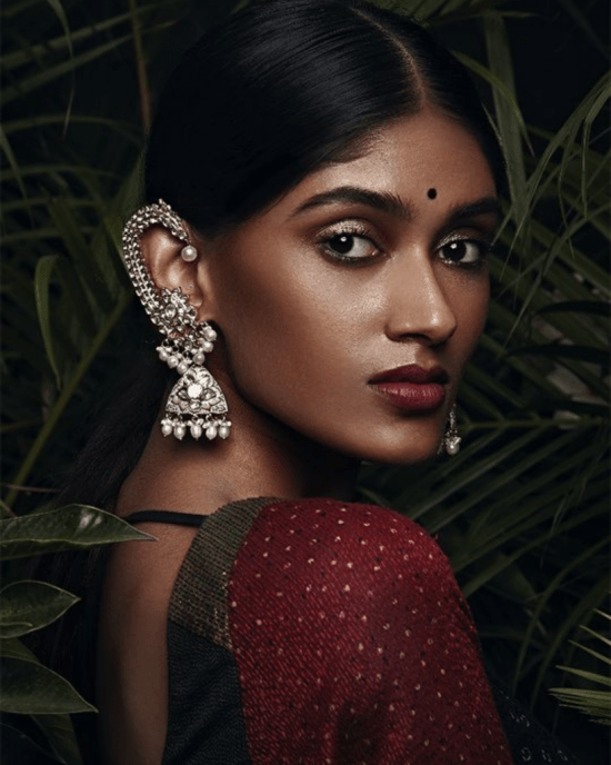 Earrings in Silver Jewellery Set