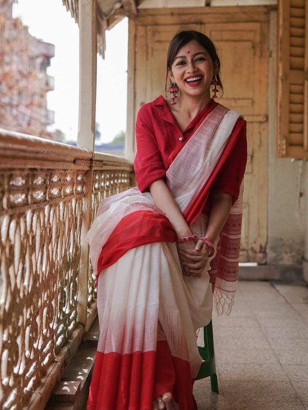 Phulia Bengali Saree
