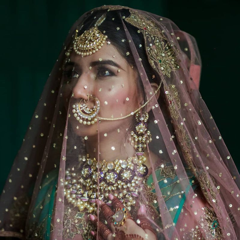 Sequin Bridal Suits with Heavy Dupatta with Price