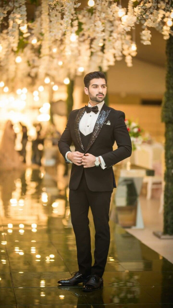 Black Coat Pant Tuxedo Suit