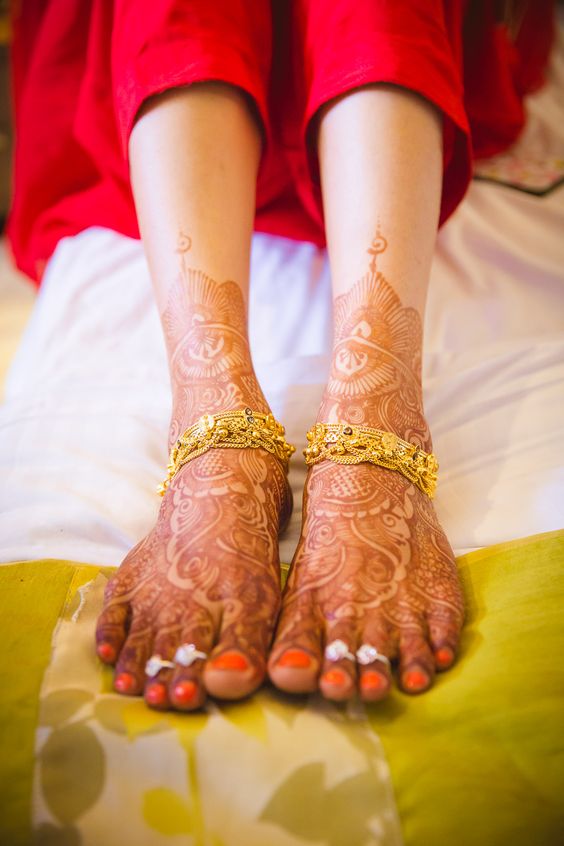 Temple Jewellery Set with Anklets