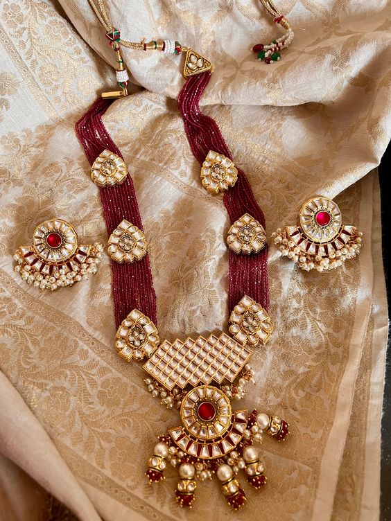 Red Ruby Rani Haar Design