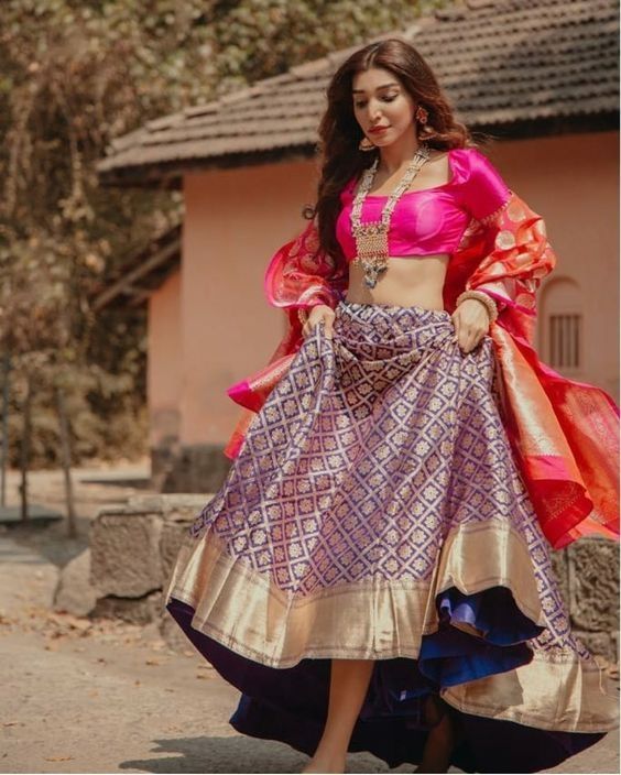 The Katan Banarasi Lehenga Design