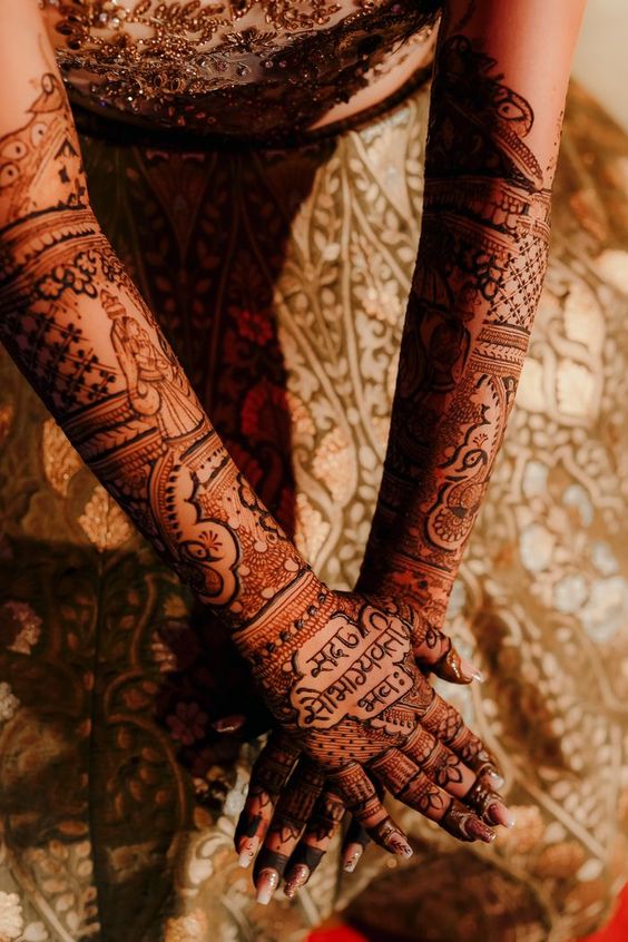 Fancy Hand Mehndi Design