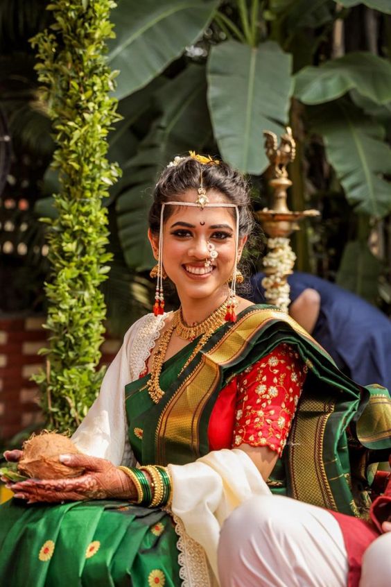 Traditional Winged Royal Maharashtrian Bridal Makeup