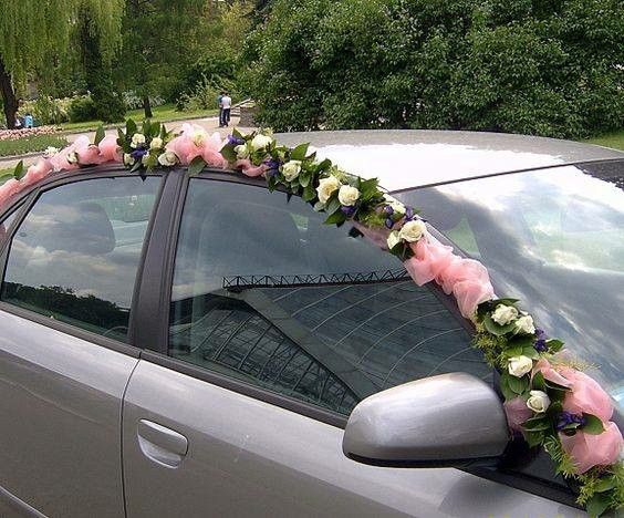 Wedding car decoration