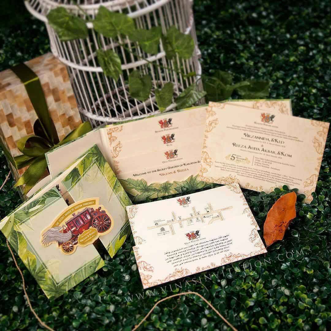 Fairytale inspired wedding invitations