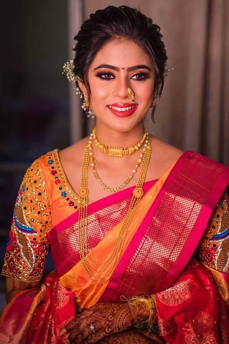 White Orchid Marathi Bridal Hairstyle