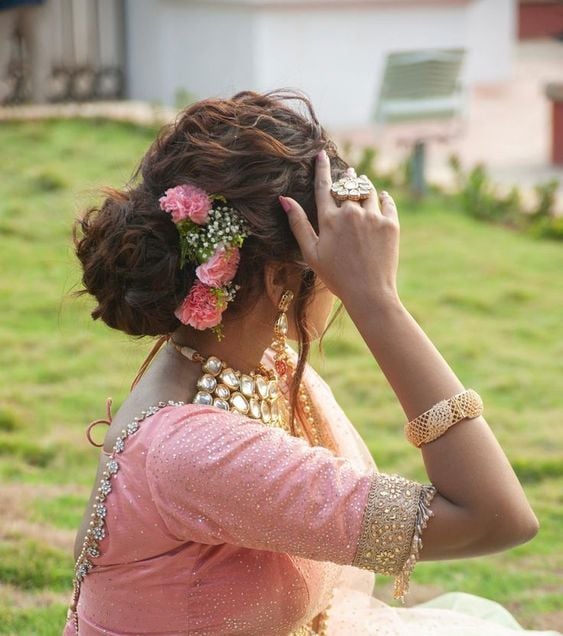 Orange Hair Colour for Grey Hair