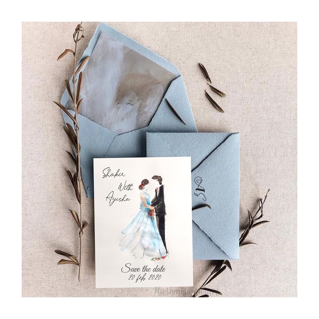 Fairytale inspired wedding invitations