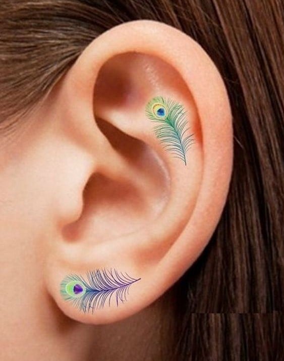 Beautiful Peacock Feather Style