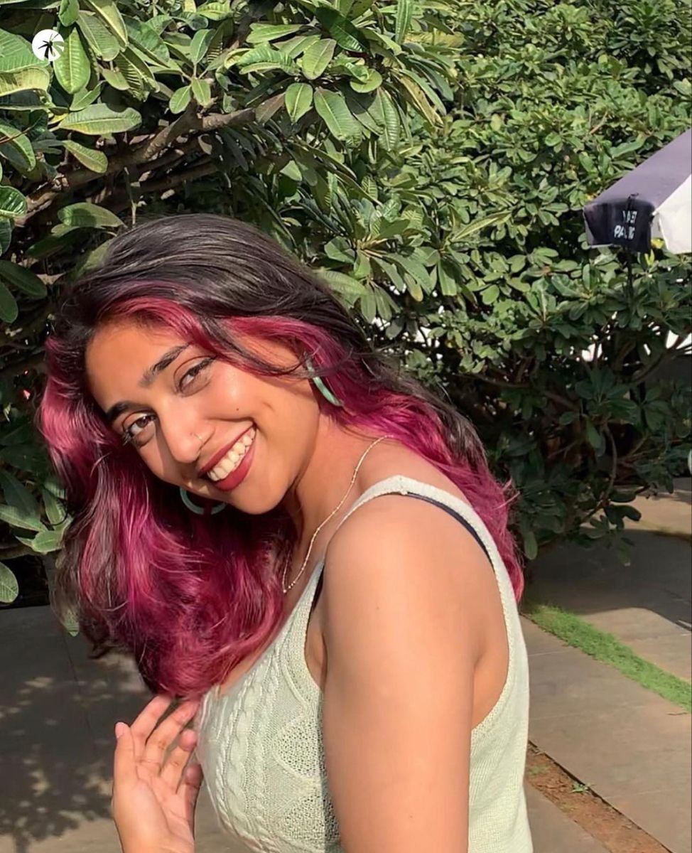 Pink Hair Colour for a Warm Skin Tone