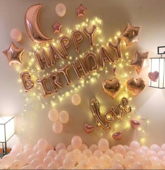 The Candles Birthday Decoration with Lights