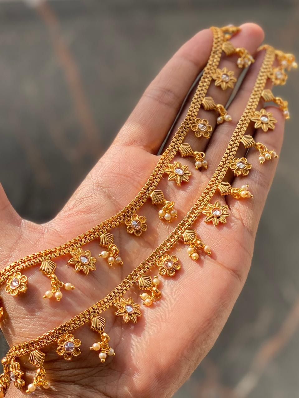 Gold Bridal Payal Designs