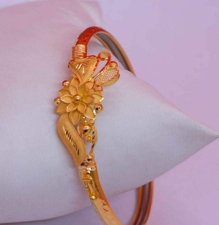 Gold Bracelet Style Bangles