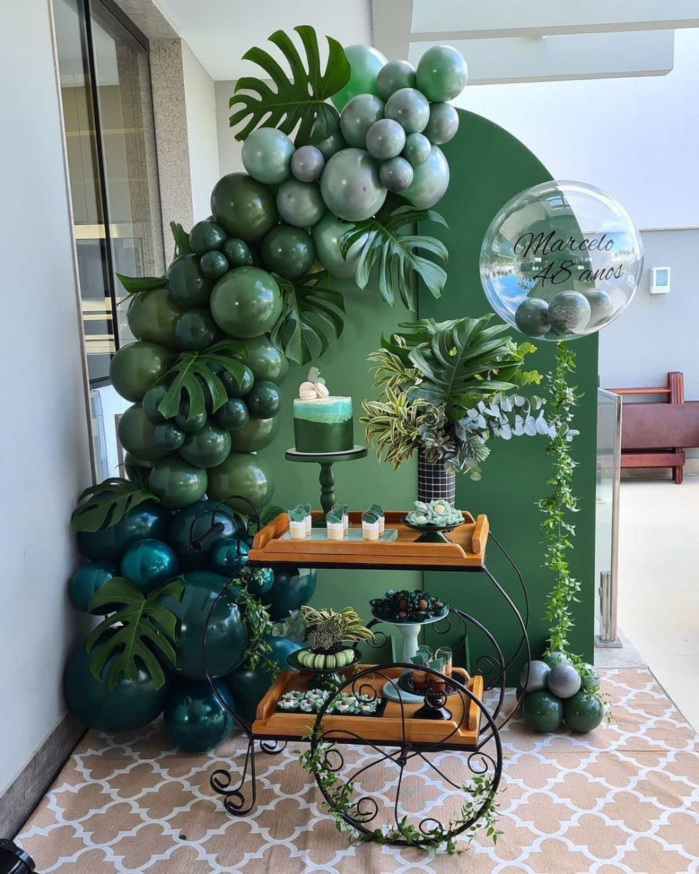 The Tropical Baby Shower Balloon Decoration