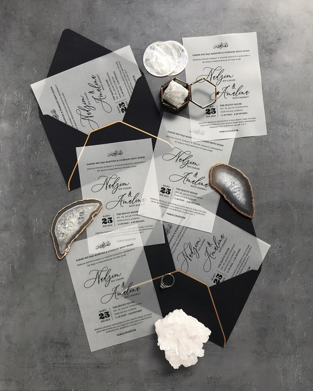 Pastel shade wedding invitation cards