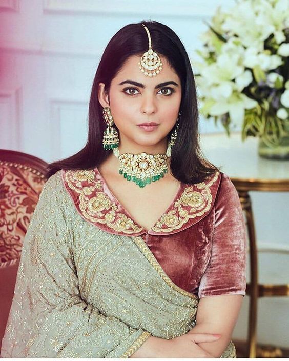 Round Neck Velvet Blouse,Blouse Hand Designs