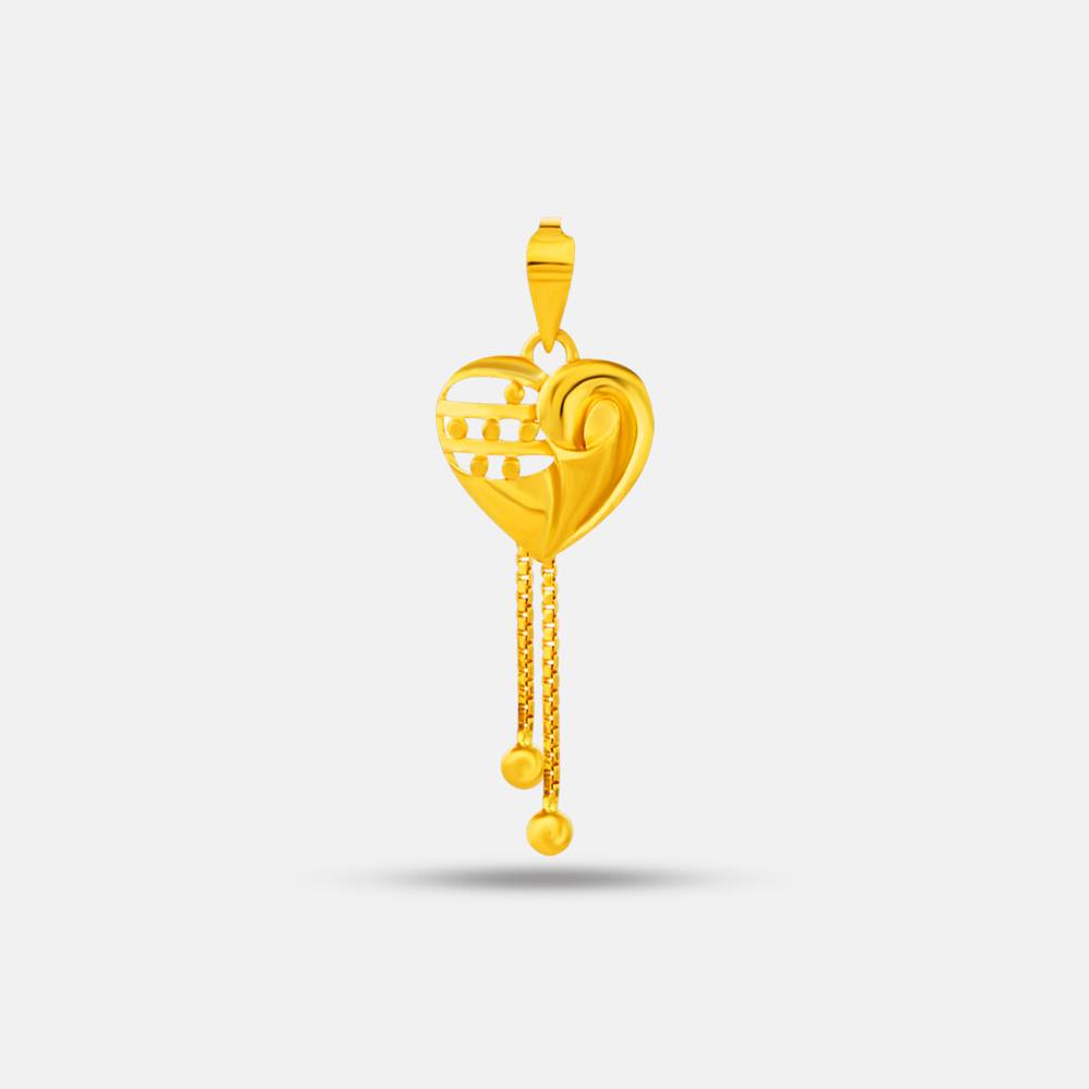Heart Shaped Pendant Lalitha Jewellery
