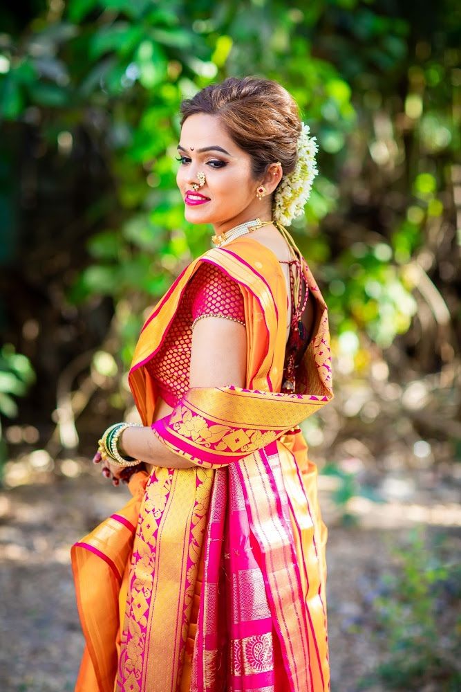 Puneri Marathi Wedding Shalu Sarees Online