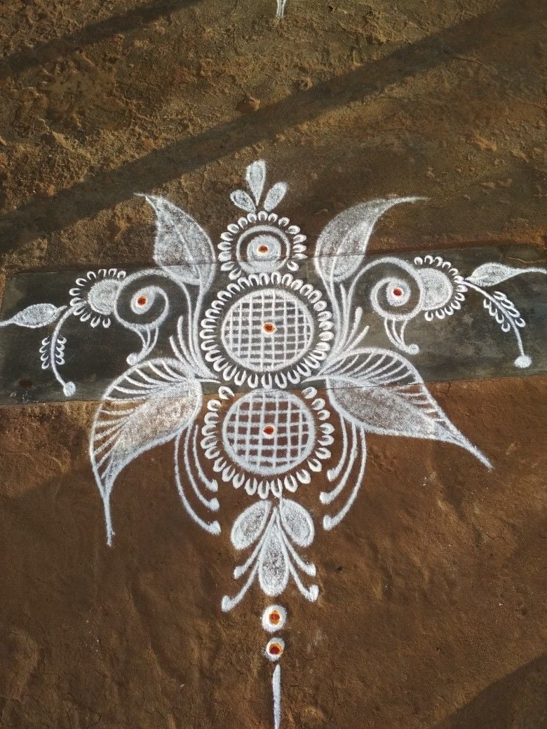 Chukki Simple Rangoli Designs for Home