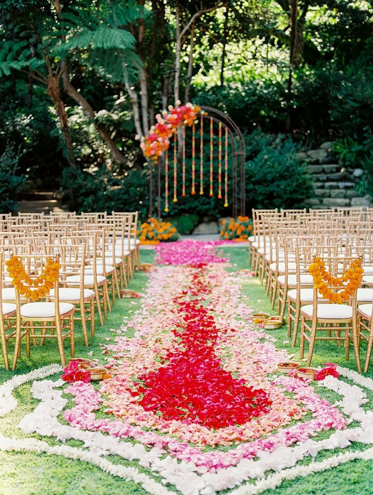 Wedding Aisle Flower Decoration