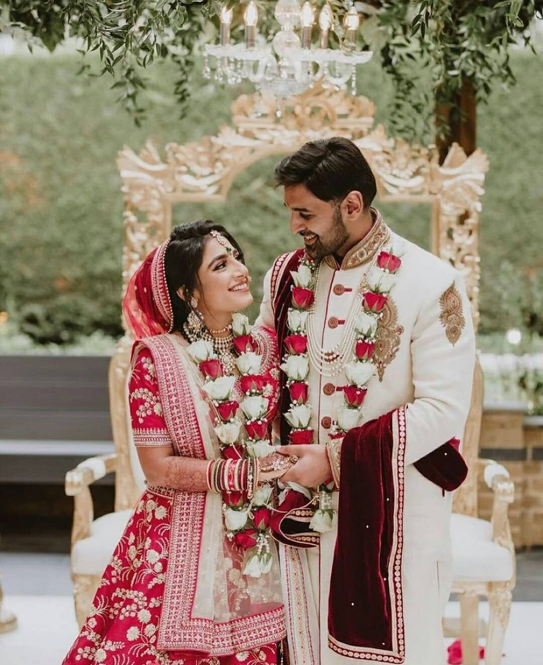 Red Rose Wedding Garlands Rose Petals